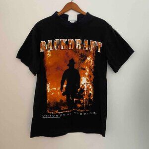 Vintage 90s Backdraft 1996 Movie Film T-Shirt size small